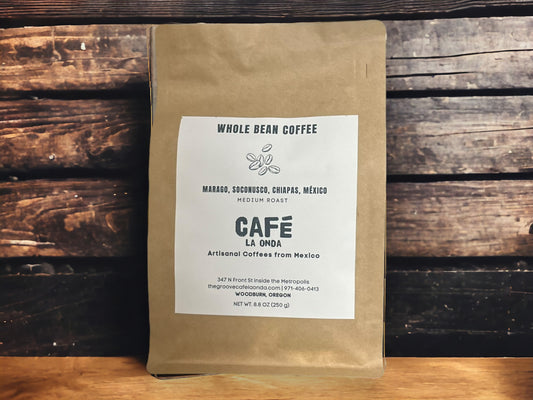 Whole Bean Arabica Typica Coffee from Chiapas, Mexico